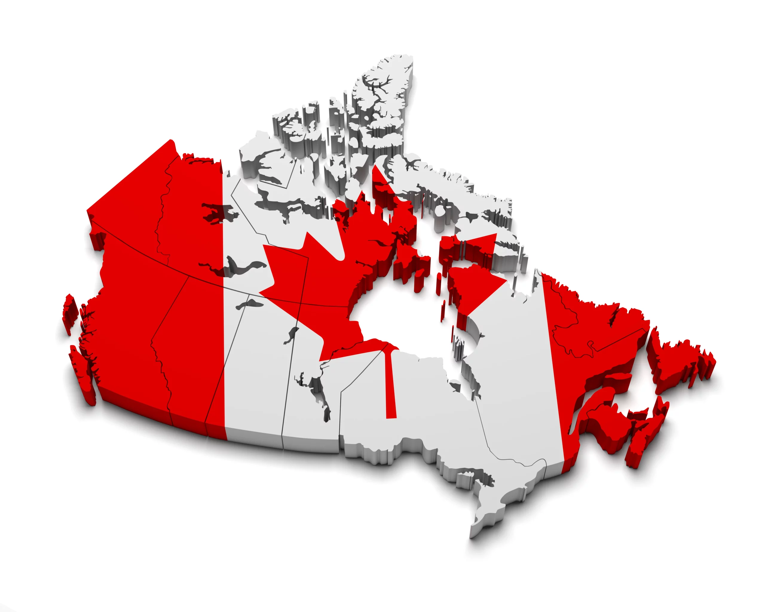 Канада 3. Карта Канады 3д. Территория Канады на карте с флагом. Картинка империи Канады на карте с флагом красивая. USA Canada Flag.